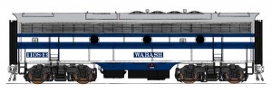 Intermountain N RTR F7 B-Unit  "Wabash"