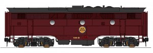 Intermountain N RTR F3 B-Unit "Chicago & Great Western"