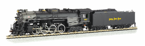 Bachmann  2-8-4 Berkshire Locomotive - RAILFAN VERSION  "Nickel Plate Road" #765