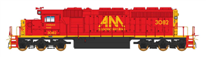 Intermountain N RTR SD40-2 "Allegheny Midland"