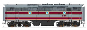 Intermountain N RTR F3 B-Unit "Lackawanna"