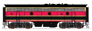 Intermountain N RTR F7 B-Unit "Kansas City Southern"