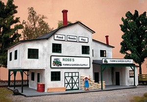 Northeastern Scale Models N Bausatz Farm Garden Supply 520